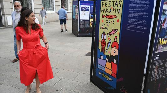 Exposición 'As Festas de María Pita a través dos seus carteis' FOTO Pedro Puig (9)