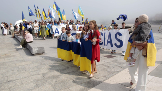 Marcha para celebrar el Día de Independencia de Ucrania. FOTOS Quintana (16)