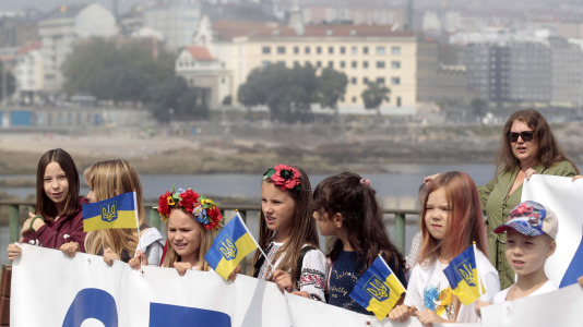 Marcha para celebrar el Día de Independencia de Ucrania. FOTOS Quintana (15)