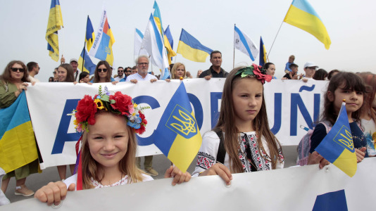 Marcha para celebrar el Día de Independencia de Ucrania. FOTOS Quintana (8)