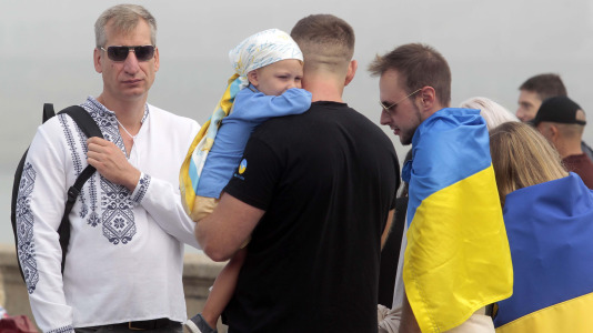 Marcha para celebrar el Día de Independencia de Ucrania. FOTOS Quintana (10)