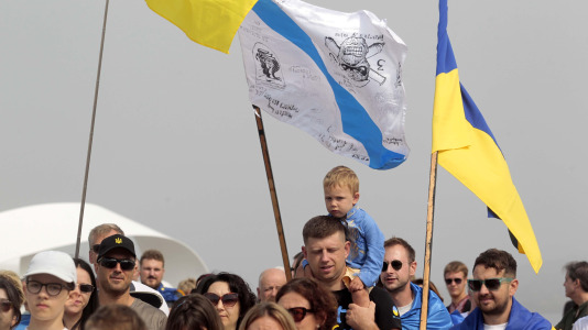 Marcha para celebrar el Día de Independencia de Ucrania. FOTOS Quintana (14)