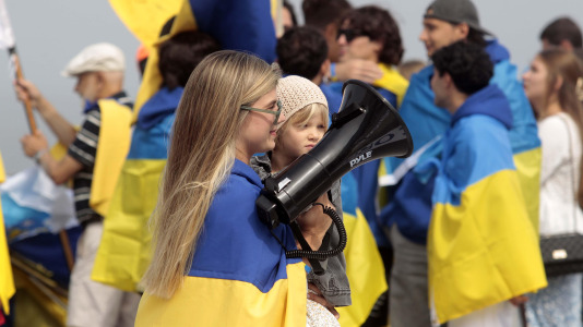 Marcha para celebrar el Día de Independencia de Ucrania. FOTOS Quintana (5)