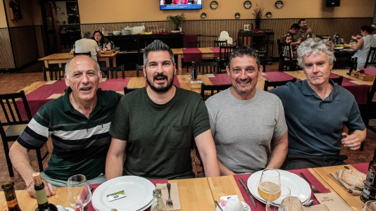 Santiago, Espiñeira, Miguel y Daniel