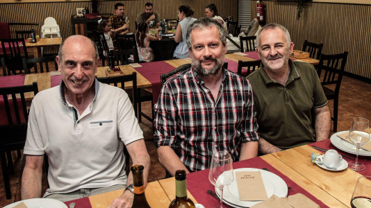 Alberto, Carlos y Areosa