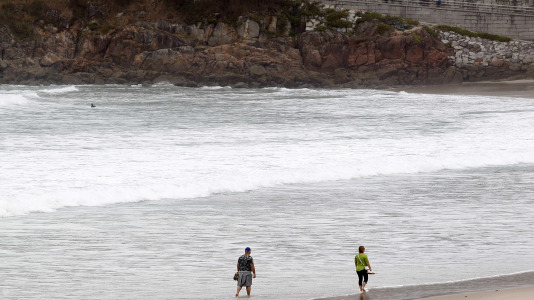 Cierre de playas en A Coruña por temporal. Fotos Quintana (8)