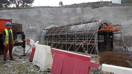 Las imágenes de la excavación de los tres túneles del acceso ferroviario FOTO Quintana (16)