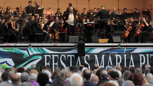 Pedro Guerra y la Orquesta Gaos. Foto Quintana (17)