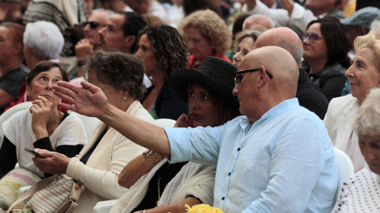 Pedro Guerra y la Orquesta Gaos. Foto Quintana (7)