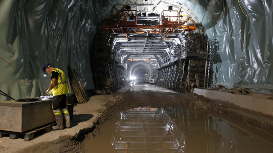 Las imágenes de la excavación de los tres túneles del acceso ferroviario FOTO Quintana (25)