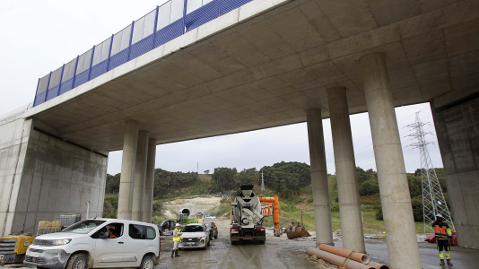 Las imágenes de la excavación de los tres túneles del acceso ferroviario FOTO Quintana (13)