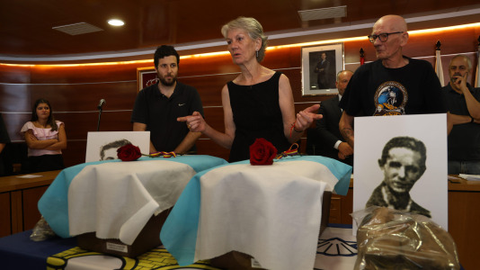 Entrega de los restos de los antifranquistas de Culleredo FOTO Germán Barreiros (7)