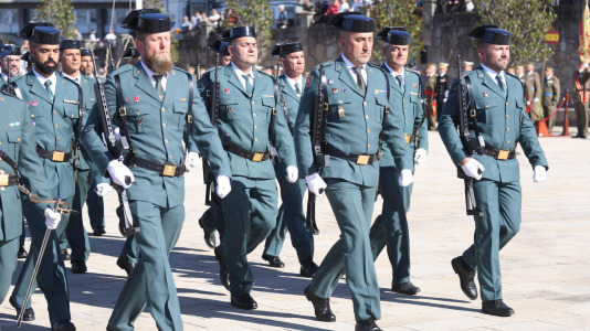 El acto se realizó en el Parrote, con motivo del Día de la Fiesta Nacional