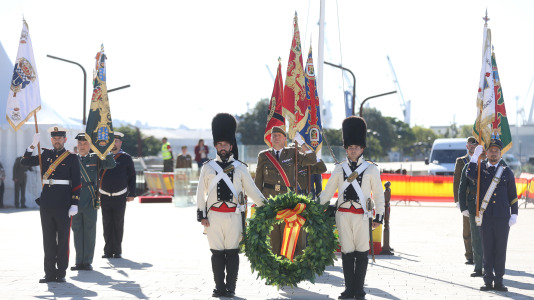 El acto se realizó en el Parrote, con motivo del Día de la Fiesta Nacional