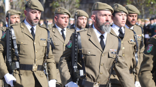 El acto se realizó en el Parrote, con motivo del Día de la Fiesta Nacional