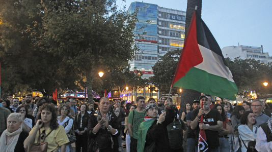 Concentración a favor de Palestina en A Coruña (10)