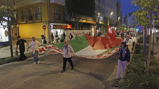 Concentración a favor de Palestina en A Coruña (11)