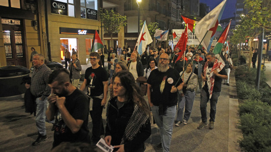Concentración a favor de Palestina en A Coruña (14)