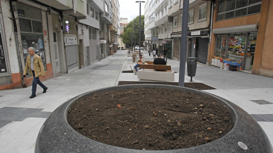 La ronda peatonal presenta su decoración