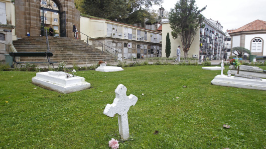 Zona en la que fueron enterradas en vertical las víctimas de la epidemia de cólera