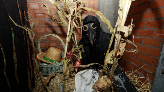 Gran día del terror con personajes horripilantes en A Barcala (5)