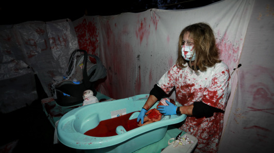 Gran día del terror con personajes horripilantes en A Barcala (10)