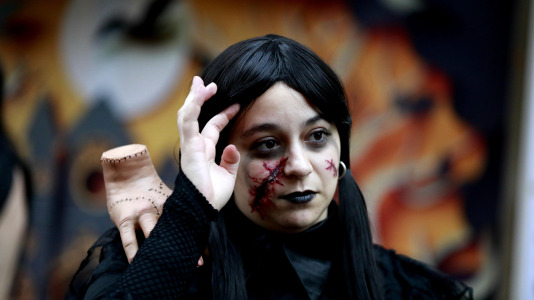 Gran día del terror con personajes horripilantes en A Barcala (33)