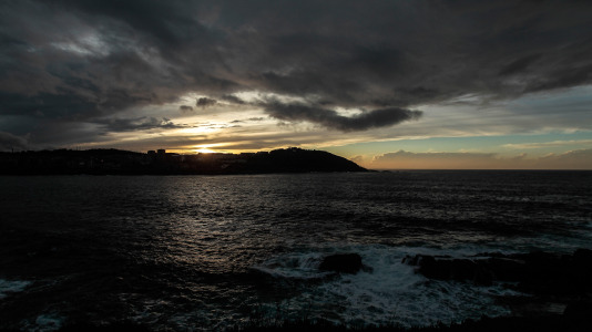 Hubo lluvias, pero también imágenes espectaculares del cielo y las calles de la ciudad