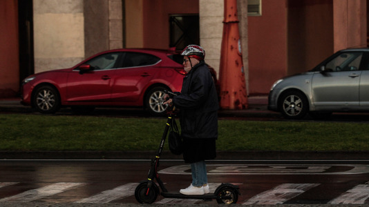 Hubo lluvias, pero también imágenes espectaculares del cielo y las calles de la ciudad