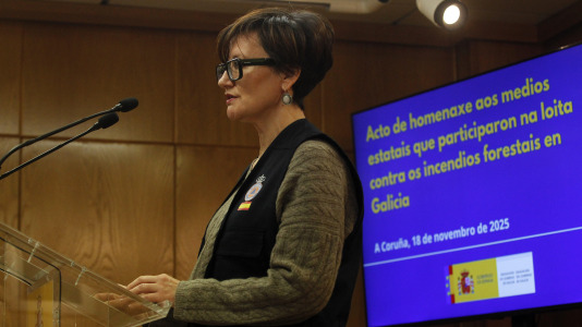 Homenaje para los 3.000 efectivos movilizados por el Gobierno central durante la lucha contra el fuego