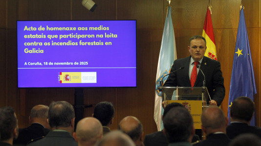 Homenaje para los 3.000 efectivos movilizados por el Gobierno central durante la lucha contra el fuego