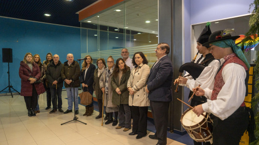 Los placeros protagonizaron el tradicional encendido de las luces del mercado