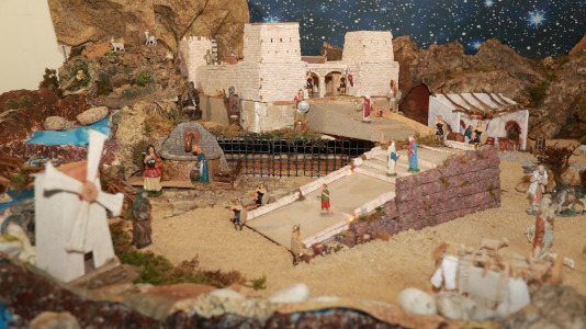 Miluca Rodríguez y Alejandro Lois comienzan en octubre a montar el nacimiento