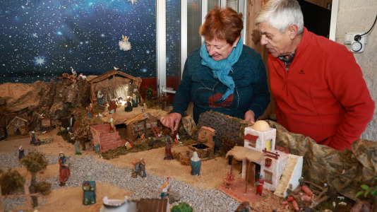 Miluca Rodríguez y Alejandro Lois comienzan en octubre a montar el nacimiento