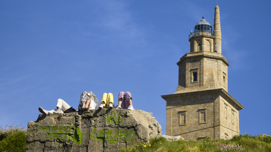 Imagen de abril del calendario