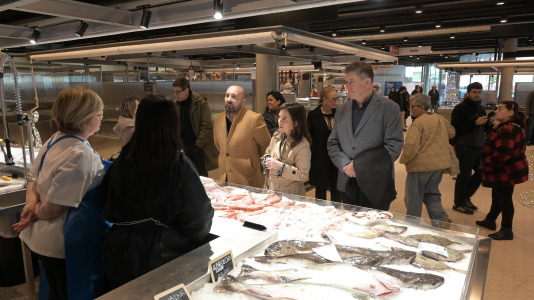 "Es una obra que hace barrio y ciudad", señala la alcaldesa de A Coruña, Inés Rey
