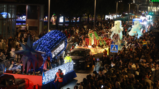 La parte final del recorrido estuvo marcada bajo la lluvia