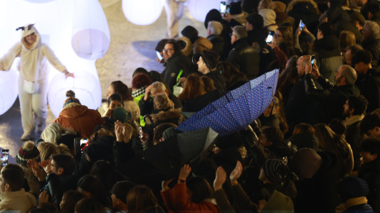 La parte final del recorrido estuvo marcada bajo la lluvia