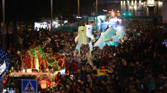 La parte final del recorrido estuvo marcada bajo la lluvia