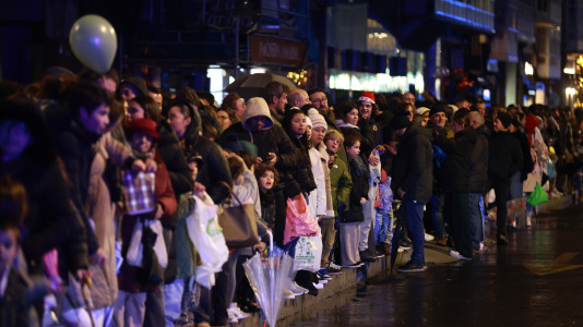 La parte final del recorrido estuvo marcada bajo la lluvia