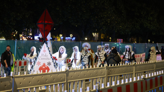 La parte final del recorrido estuvo marcada bajo la lluvia