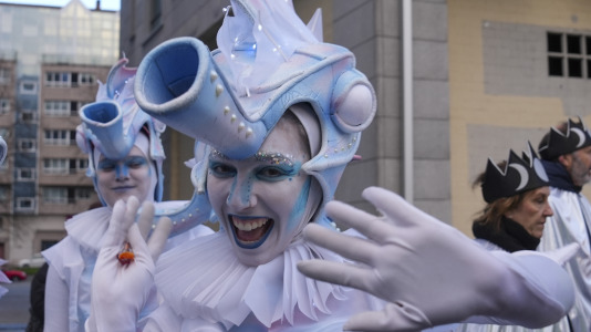 Los Reyes Magos a su paso por Vioño