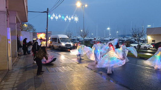 Cabalgata de los Reyes Magos en Sada