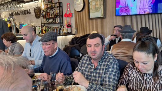 Cocido de los vecinos del Castro de Elviña por el patrón 