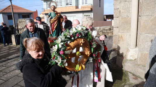 La parroquia de Arteixo mantiene viva su tradición centenaria