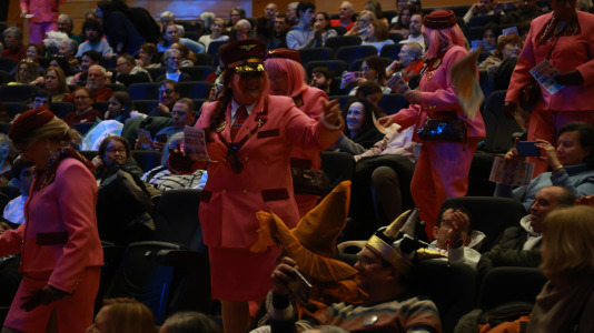 El certamen se celebró en el Palacio de la Ópera, e inició las celebraciones del carnaval coruñés