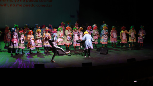 El certamen se celebró en el Palacio de la Ópera, e inició las celebraciones del carnaval coruñés