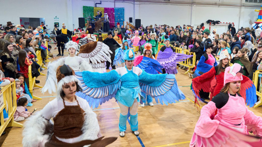 El pabellón de San Marcos acogió la fiesta y el concurso de disfraces