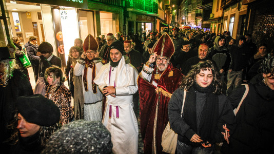 El funeral marca el fin del Carnaval en A Coruña