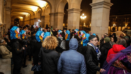 El funeral marca el fin del Carnaval en A Coruña